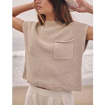 Two Piece Outfits for Women Sweater Sets Knit Pullover Tops and High Waisted Pants Lounge 2 Piece Matching Sets