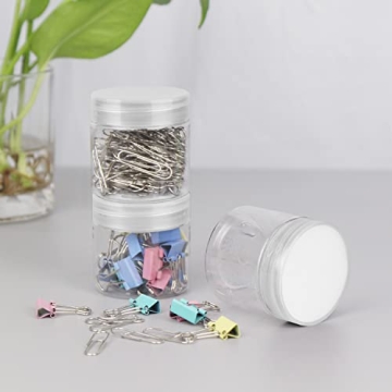 Versatile 2oz Plastic Jars with Lids for Crafts and Beauty