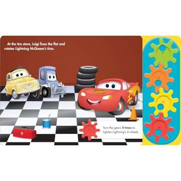 Disney Baby - Cars on the Go! - A STEM Gear Sound Book - PI Kids (Play-A-Sound)
