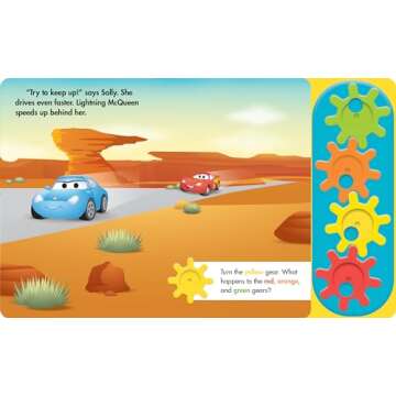 Disney Baby - Cars on the Go! - A STEM Gear Sound Book - PI Kids (Play-A-Sound)