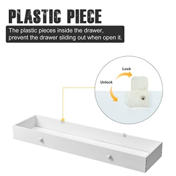 MELLCOM Console Table - 3 Tiered Entryway Furniture