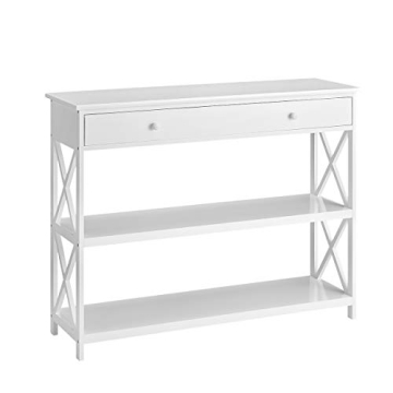 MELLCOM Console Table - 3 Tiered Entryway Furniture