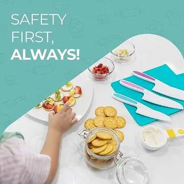 TOVLA JR. Kids Kitchen Knife Set - Safe & Fun Cooking Tools