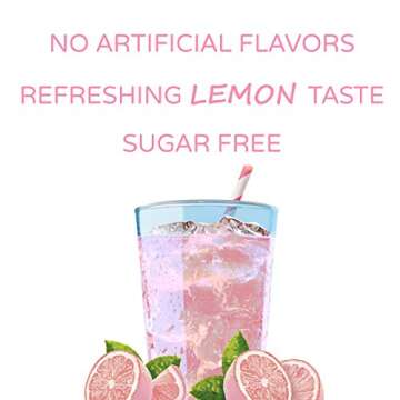 Crystal Light Pink Lemonade Drink Mix (30 Packets, 3 Boxes of 10)