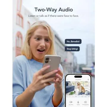 GNCC 2K Security Camera Indoor 360° WiFi Cameras for Home Security with Motion Detection, Pet/Dog/Baby Camera with Phone app, Baby Monitor&Night Vision, TF/Cloud Storage, Black (2.4Ghz WiFi)