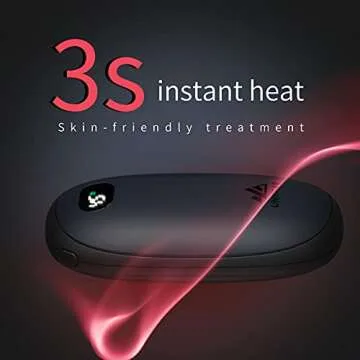 Unigear Hand Warmers Rechargeable, Reusable Portable Electric Hand Warmer 5200mAh USB Power Bank with Multi Heating Level from 95-131℉ and Digital Screen, Great for Raynauds, Outdoor, Camping, Hiking