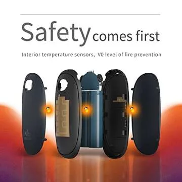 Unigear Hand Warmers Rechargeable, Reusable Portable Electric Hand Warmer 5200mAh USB Power Bank with Multi Heating Level from 95-131℉ and Digital Screen, Great for Raynauds, Outdoor, Camping, Hiking