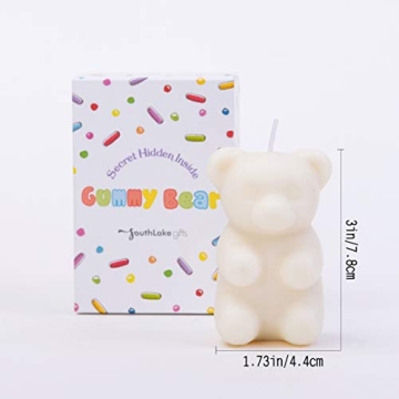 Mysterious Gummy Bear Scented Candle with Secret Surprise