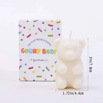 Mysterious Gummy Bear Scented Candle with Secret Surprise