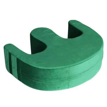 Sexysamba Bedridden Patient Turning Device with Fixing Strap Elderly Assistance Products Bed Rest Leg Pillow Patient Lift Aid Flannel Multifunctional Anti-Decubitus Nursing Products, Green