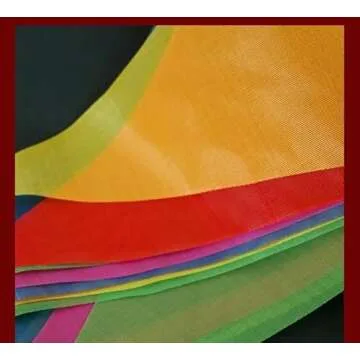 Vibrant Multicolor Nylon Pennant Flags for Events