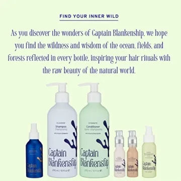 Captain Blankenship Sea Salt Hair Spray - Organic Waves & Volume