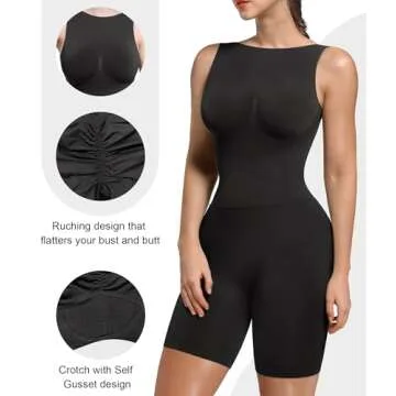 Stylish SHAPERX Mid Thigh Jumpsuits for Women