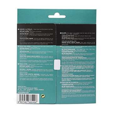 Pébéo Gédéo Mirror Effect 24k Gold Leaves Adhesive Sheet - 12 Sheets, 5 ½ x 5 ½ Inches, Art an...