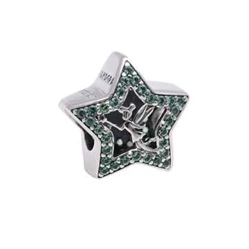 PANDORA Disney Tinker Bell Charm with Green Crystal