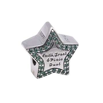 PANDORA Disney Tinker Bell Charm with Green Crystal