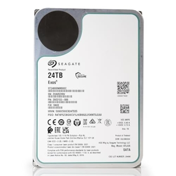 Seagate Exos 24TB 7.2K RPM SATA Enterprise Hard Drive
