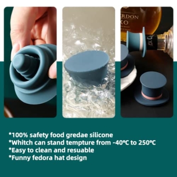 Decorative Wine Stoppers Set - Keep Fizz & Freshness!