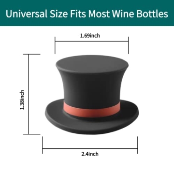 Decorative Wine Stoppers Set - Keep Fizz & Freshness!