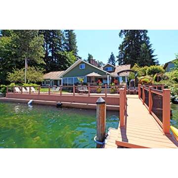 Seal-Once Marine Premium Wood Sealer - Waterproof Sealant - Wood Stain and Sealer in One - 1 Gallon & Clear