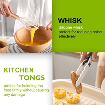 Umite Chef 36pcs Silicone Kitchen Utensils Set for Cooking