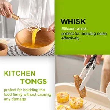 Umite Chef 36pcs Silicone Kitchen Utensils Set for Cooking