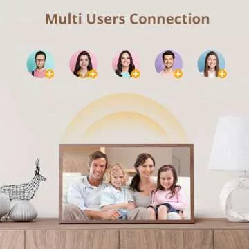 Dragon Touch 21.5 Inch WiFi Digital Photo Frame with 32GB Storage