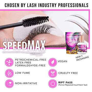 Lyon Lash SPEEDMAX Eyelash Extension Glue 0.3-1.3 Sec Drying