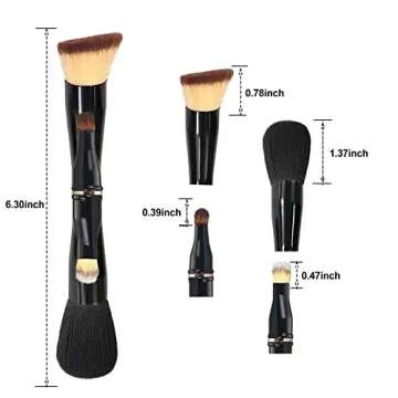 Velony Vacay Travel 4-in-1 Makeup Brush Set
