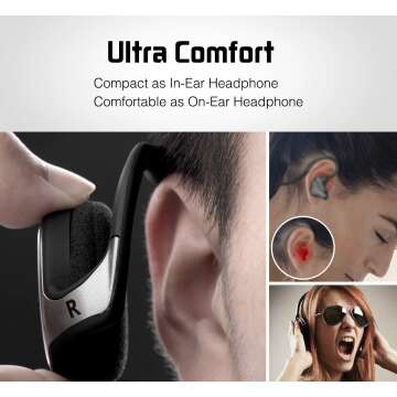 Wrap Around Bluetooth Headphones for Comfort and Style