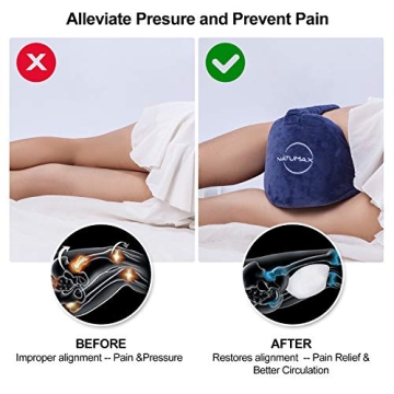 Revolutionary NATUMAX Knee Pillow for Pain Relief and Comfort