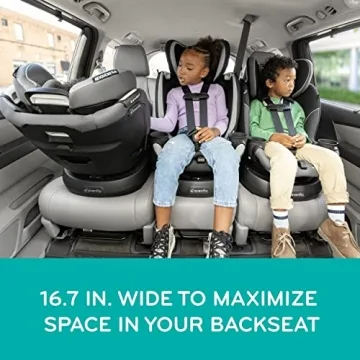 Evenflo Revolve360 Slim Rotational Car Seat with Quick Clean Cover