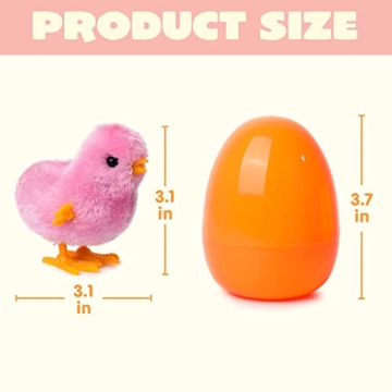 JOYIN Easter Eggs with Wind-Up Toys for Kids Fun