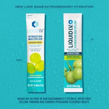 Liquid I.V. Hydration Multiplier Green Grape - Sugar-Free Power