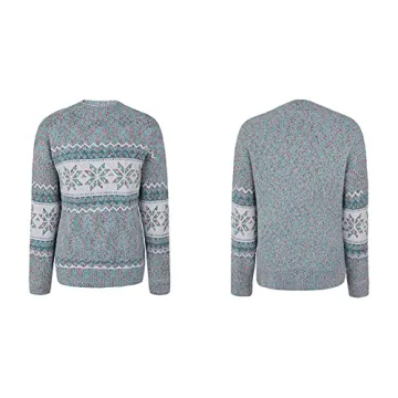 Comfortable JUNBOON Women's Christmas Snowflake Sweater