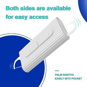 Holy Rose Dental Floss Portable Dispenser 4 Boxs,Travel Floss Picks Case 2 Box with Adults Floss Sti...