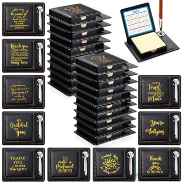 Tenceur Appreciation Sticky Note Holder, Appreciation Gifts Bulk for Employees Coworkers Teacher,Tha...