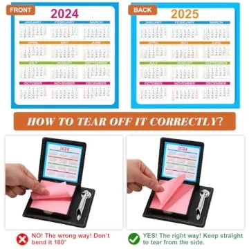 Tenceur Appreciation Sticky Note Holder, Appreciation Gifts Bulk for Employees Coworkers Teacher,Thank You Gifts Sticky Notes Pen Holder with PU Leather Box for Office Team Nurse Gifts(30 Pcs)