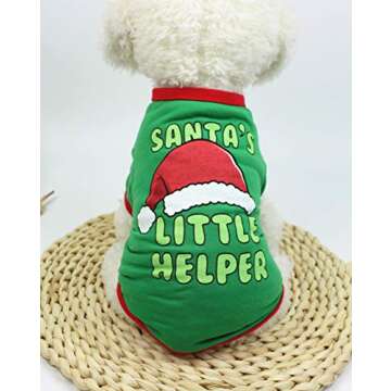 Alroman Christmas Dogs Shirts Puppy Clothing for Dogs Cats Vacation Shirt Dog Clothing Cats Clothes ...