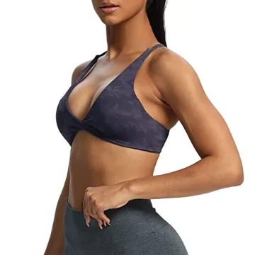 Aoxjox Women's Padded Sienna Low Impact Sports Bra