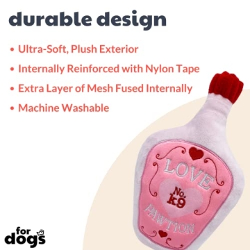 Huxley & Kent Valentine’s Day Funny Dog Toy for Dogs