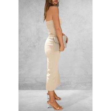 PRETTYGARDEN Bodycon Maxi Tube Dress for Elegant Summer