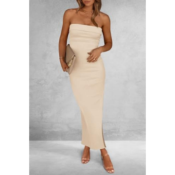 PRETTYGARDEN Bodycon Maxi Tube Dress for Elegant Summer