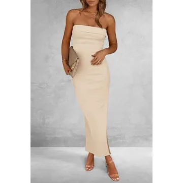 PRETTYGARDEN Bodycon Maxi Tube Dress for Elegant Summer