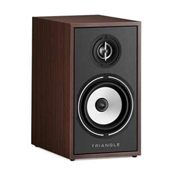 triangle - BOREA BR02 Hi-Fi Bookshelf Speakers - Power handling 80W - Output 89 dB/W/m - Versatile M...