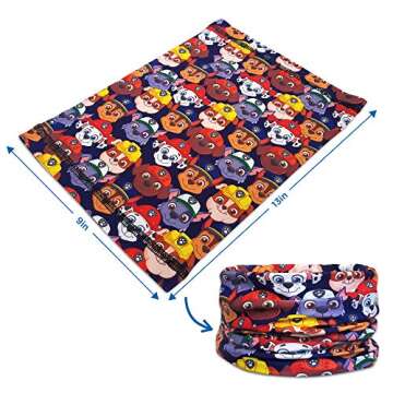 Nickelodeon Boys Paw Patrol Gaiter Face Mask with UV Sun Protection (2 Pack), Size 4-14, Paw Patrol'