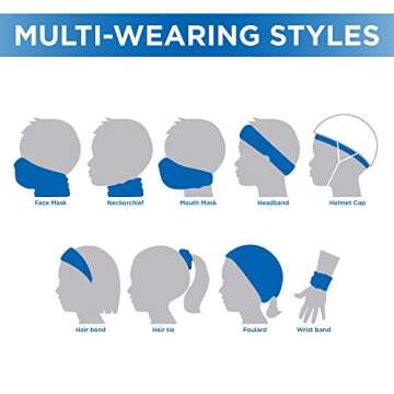 Nickelodeon Boys Paw Patrol Gaiter Face Mask with UV Sun Protection (2 Pack), Size 4-14, Paw Patrol'