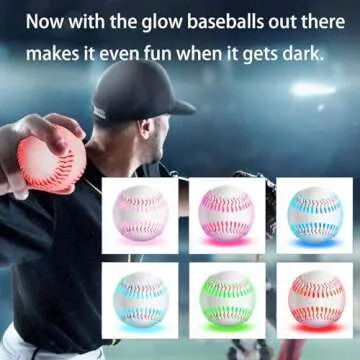 Tebery Light Up Baseball for Kids - Fun Night Play