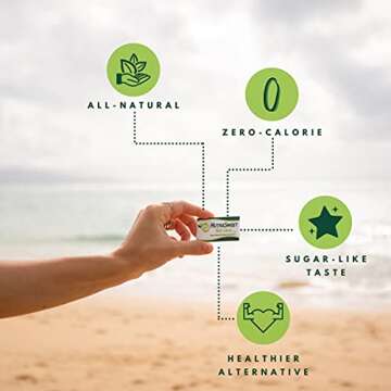 NutraSweet Natural Zero Calorie Stevia Sweetener-Natural Sugar Substitute, Sugar Like Taste, Diabete...