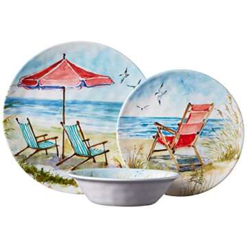 Certified International Ocean View Dinnerware Set - Vibrant & Durable